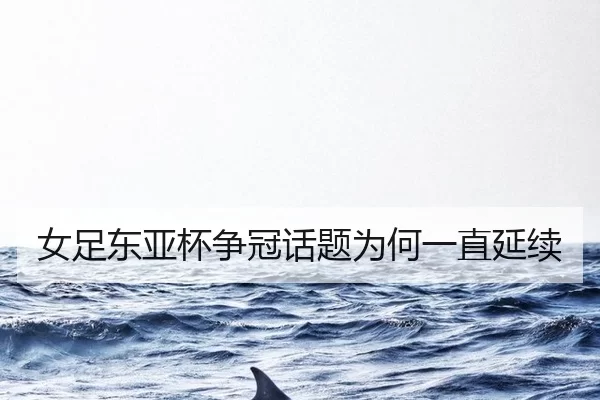 女足东亚杯争冠话题为何一直延续
